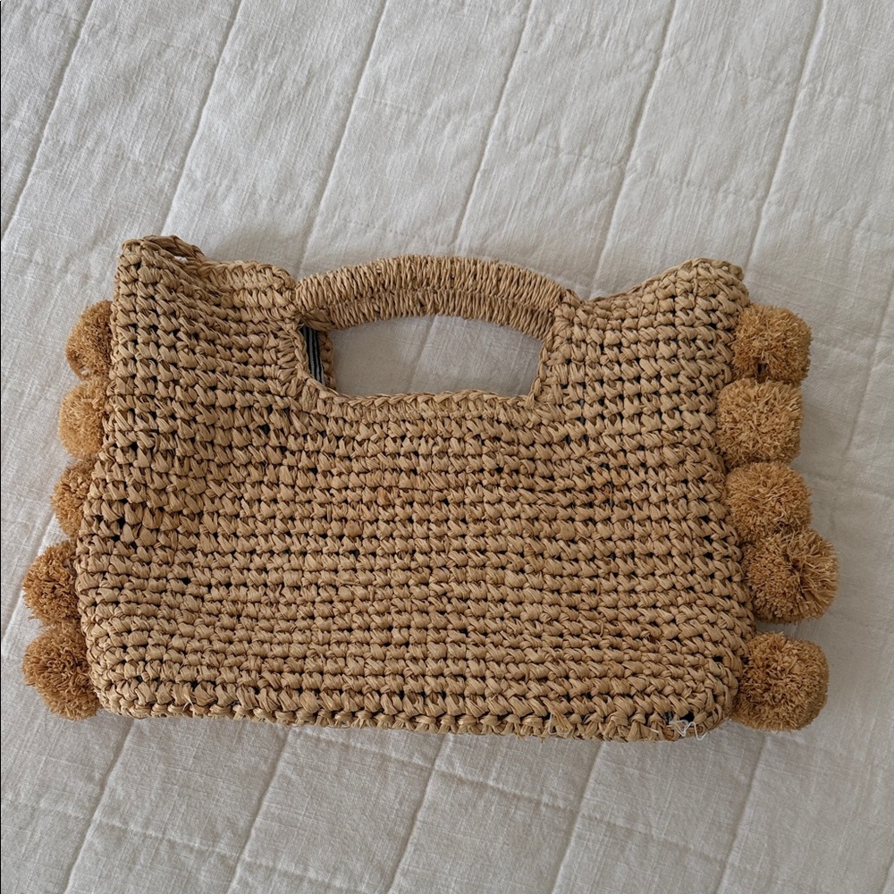 Hat Attack Straw Woven Handbag